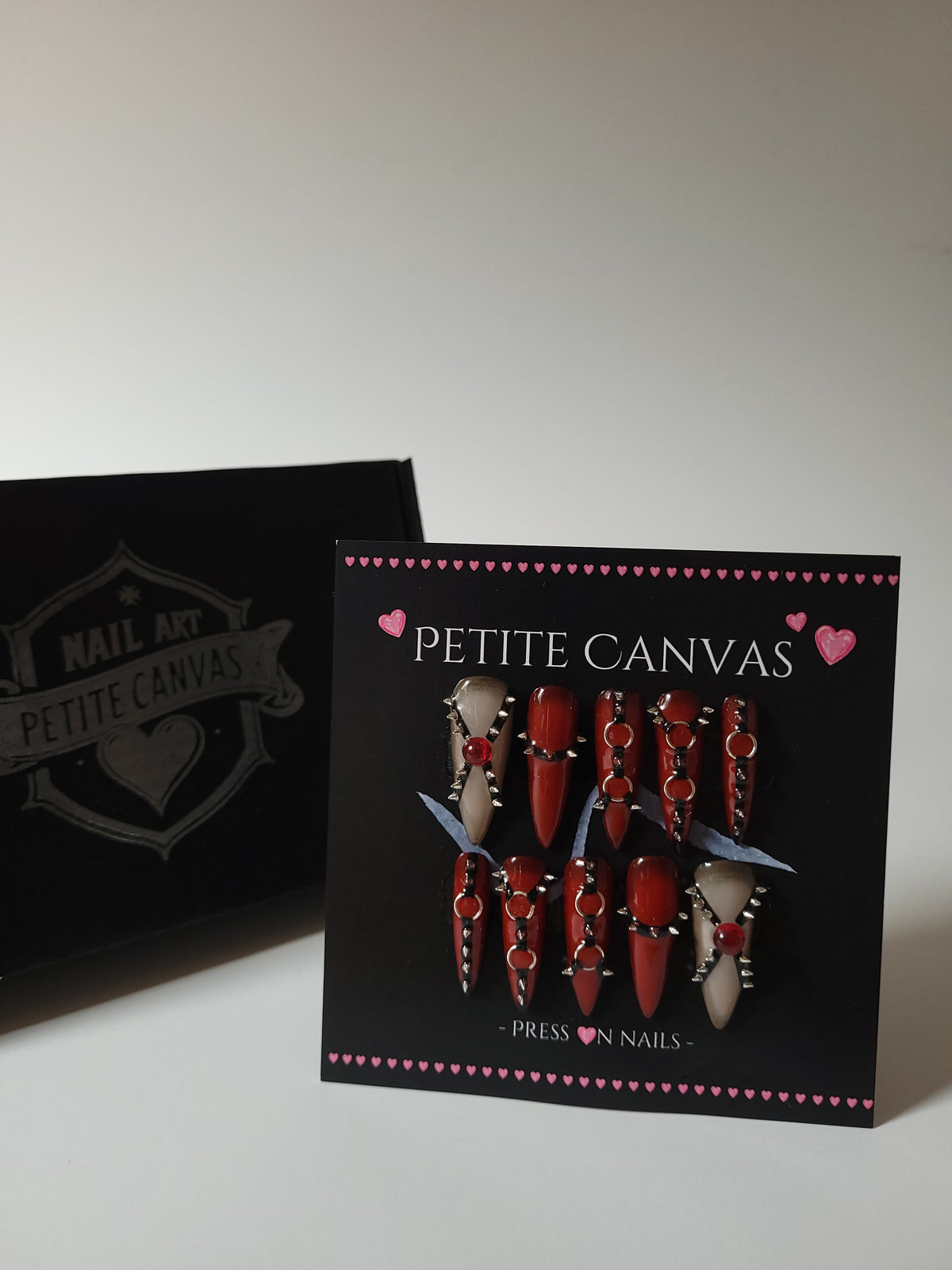 REBIRTH press-on nail set with Petite Canvas gift box and application kit